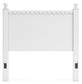 Mollviney  Panel Headboard With Mirrored Dresser