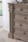 Blairhurst  Panel Bed With Mirrored Dresser, Chest And 2 Nightstands