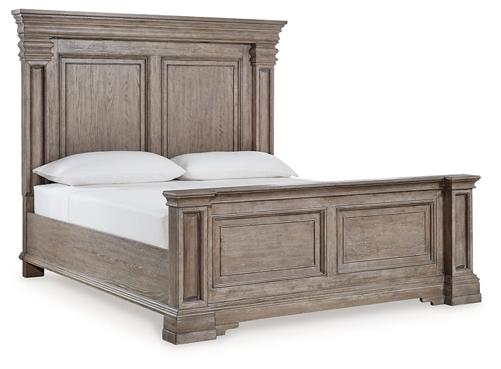 Blairhurst  Panel Bed With Mirrored Dresser