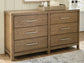 Cabalynn California  Panel Bed With Dresser, Chest And Nightstand