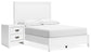 Binterglen  Panel Bed With Nightstand