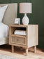 Cielden  Panel Bed With Mirrored Dresser And Nightstand