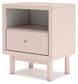 Wistenpine  Upholstered Panel Bed With Nightstand