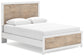 Charbitt  Panel Bed With Mirrored Dresser And 2 Nightstands