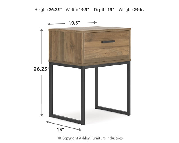 Deanlow  Panel Headboard With Dresser And Nightstand