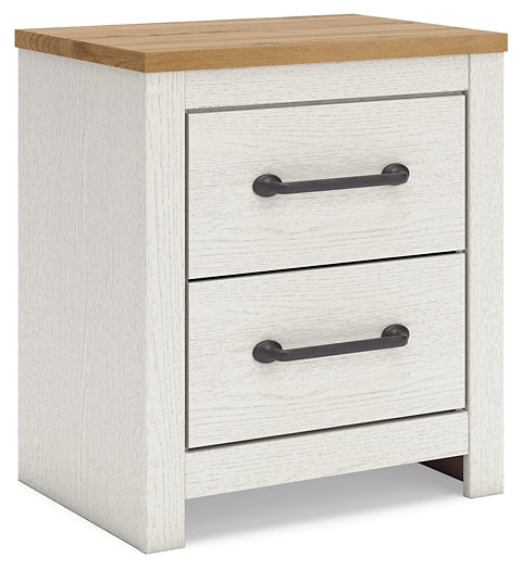 Linnocreek  Panel Headboard With Nightstand