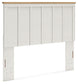 Linnocreek  Panel Headboard With Mirrored Dresser, Chest And Nightstand