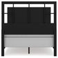 Covetown  Panel Bed With Nightstand