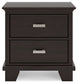 Covetown  Panel Bed With Nightstand