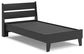 Socalle  Panel Platform Bed With Nightstand