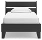 Socalle  Panel Platform Bed With Nightstand