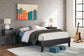 Socalle  Platform Bed With Dresser And Nightstand