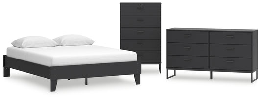 Socalle  Platform Bed With Dresser And Chest