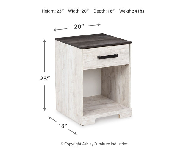 Shawburn  Panel Headboard With Dresser, Chest And Nightstand