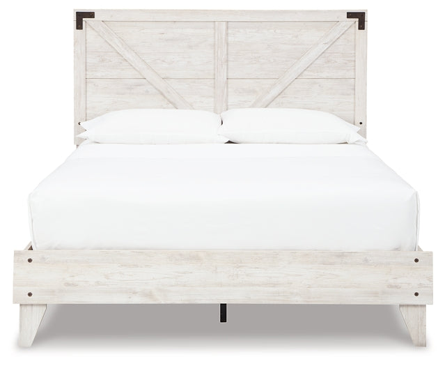 Shawburn  Platform Bed With Dresser, Chest And Nightstand