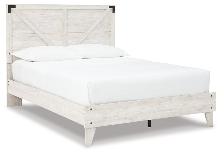 Shawburn  Platform Bed With Dresser, Chest And Nightstand