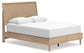 Cielden  Panel Bed With Mirrored Dresser, Chest And Nightstand