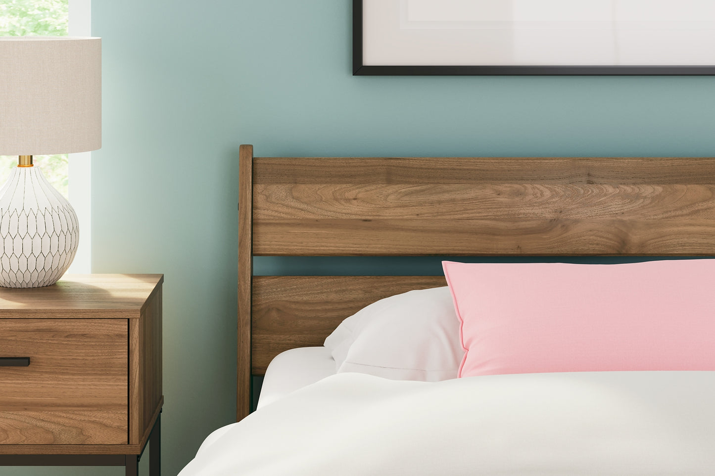 Deanlow  Panel Headboard With Dresser And Nightstand