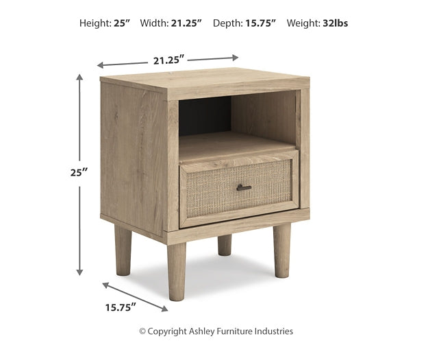 Cielden  Panel Headboard With Mirrored Dresser, Chest And Nightstand