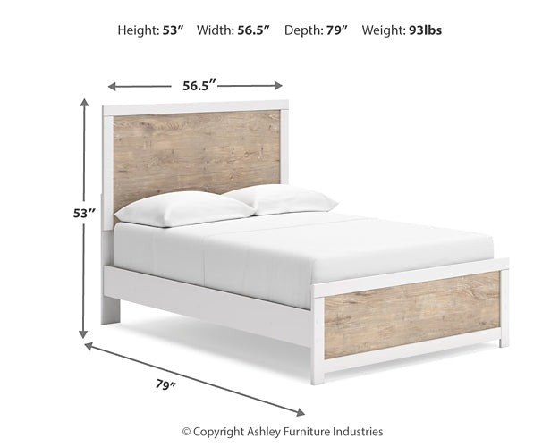 Charbitt  Panel Bed With Mirrored Dresser, Chest And Nightstand