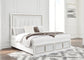 Chalanna  Upholstered Storage Bed With Mirrored Dresser