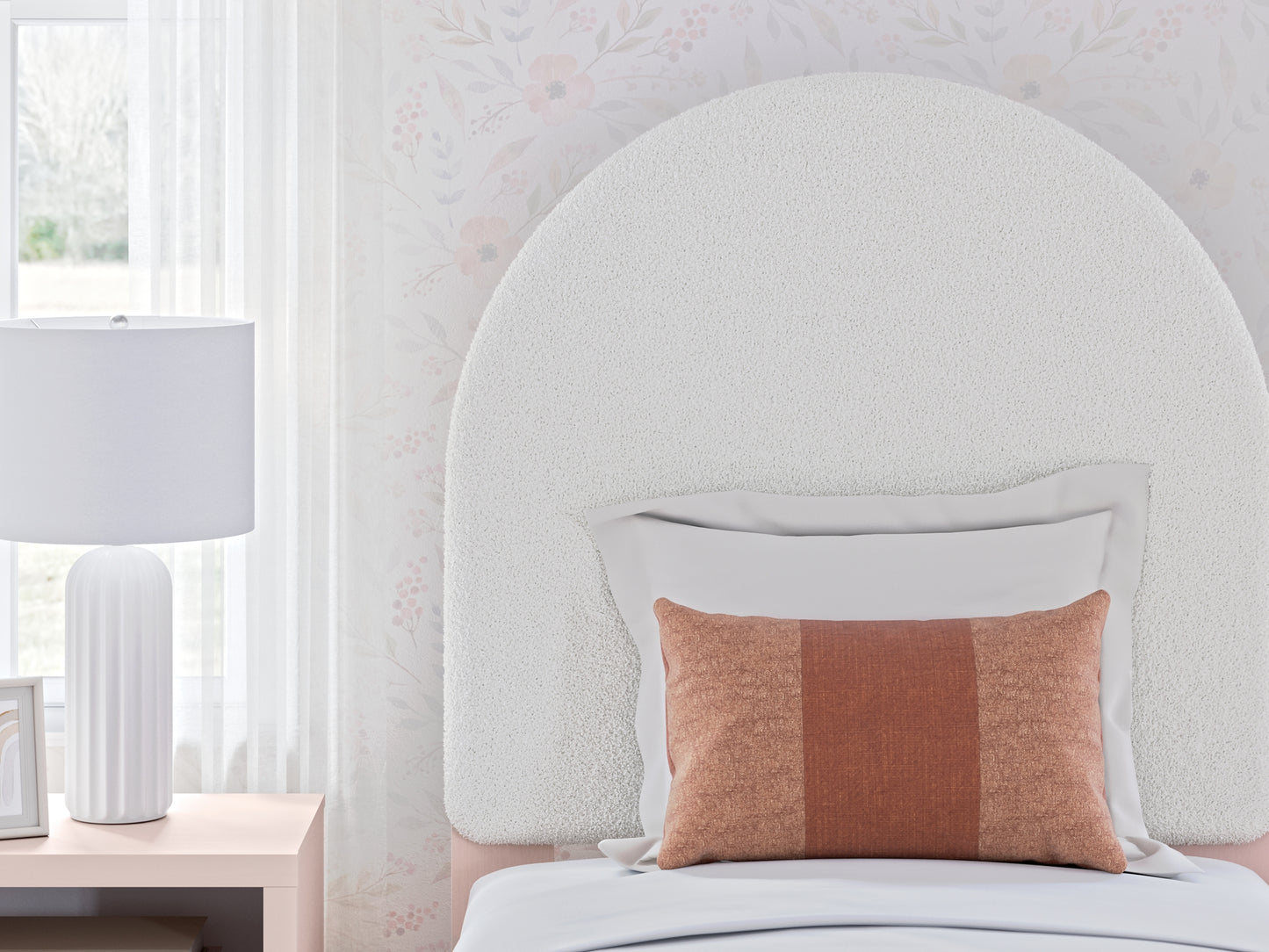 Wistenpine  Upholstered Panel Headboard With Dresser