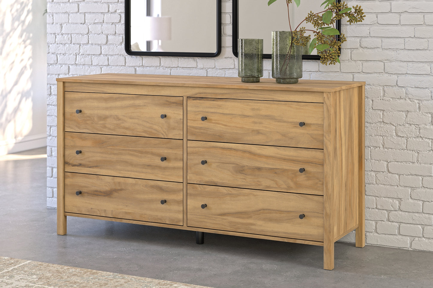 Bermacy  Panel Headboard With Dresser, Chest And Nightstand