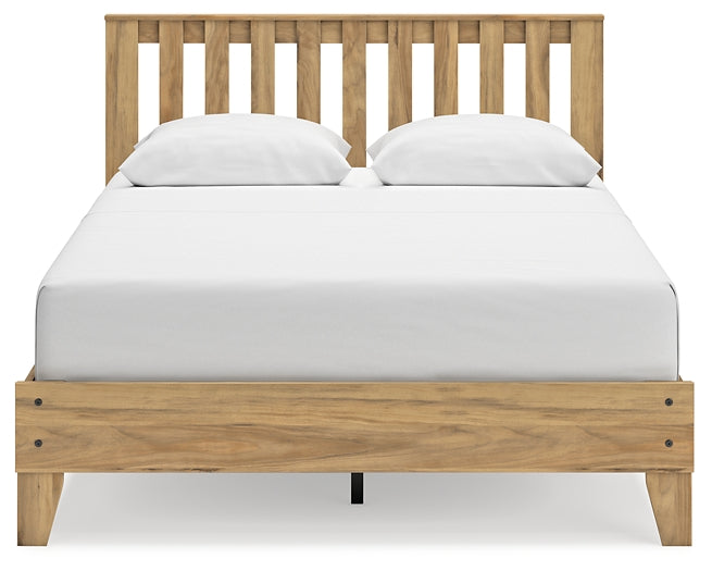 Bermacy  Platform Panel Bed With Dresser, Chest And Nightstand