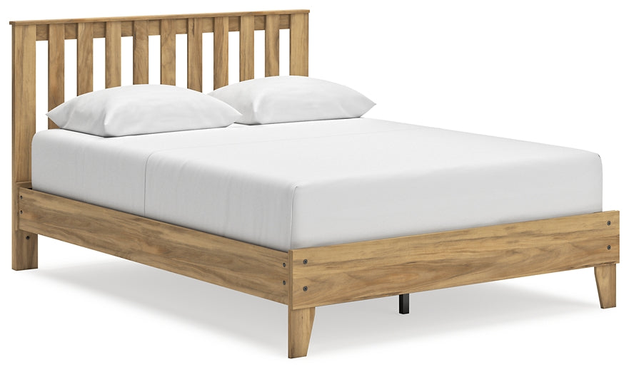 Bermacy  Platform Panel Bed With Dresser, Chest And Nightstand