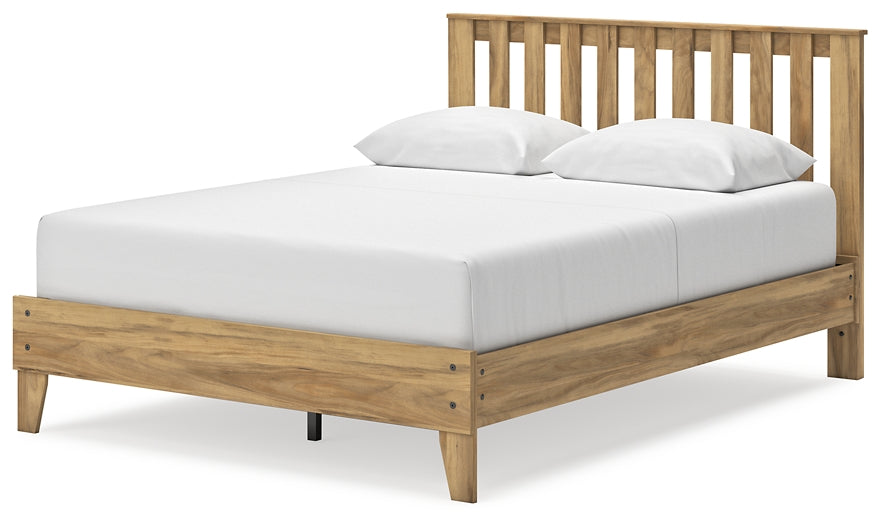 Bermacy  Platform Panel Bed With Dresser, Chest And Nightstand