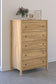 Bermacy  Platform Panel Bed With Dresser, Chest And Nightstand