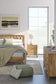 Bermacy  Platform Panel Bed With Dresser, Chest And Nightstand