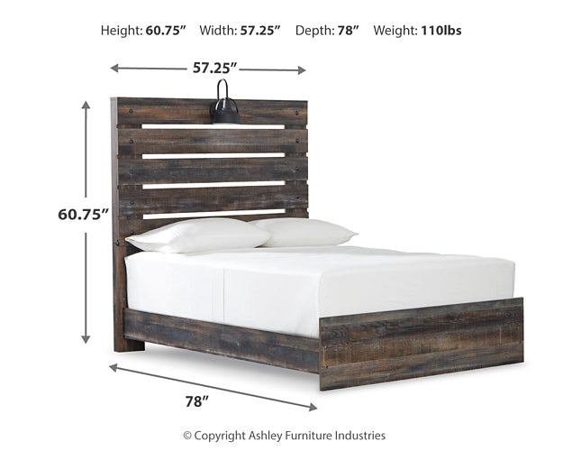 Drystan  Panel Bed