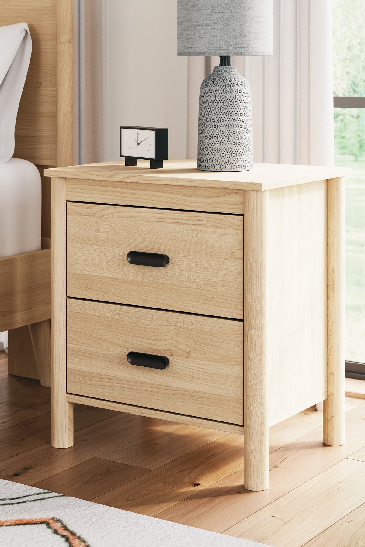 Cabinella  Platform Panel Bed With Dresser, Chest And Nightstand