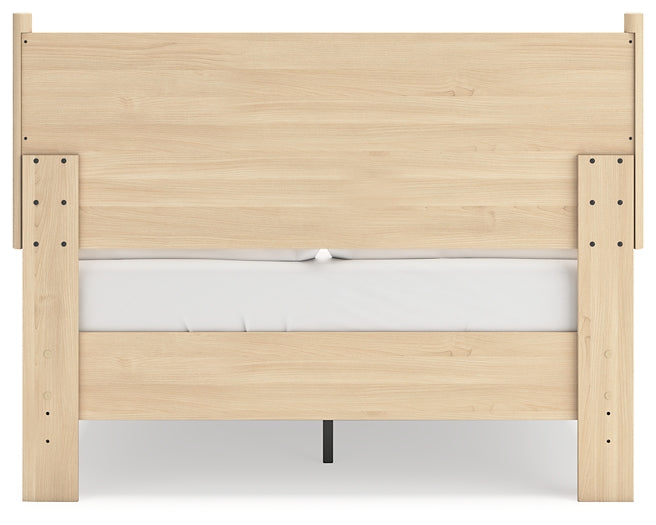 Cabinella  Panel Headboard With Dresser And 2 Nightstands