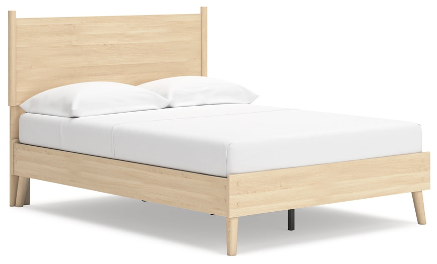 Cabinella  Platform Panel Bed With Dresser And Nightstand