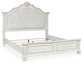 Montelaine California  Upholstered Panel Bed