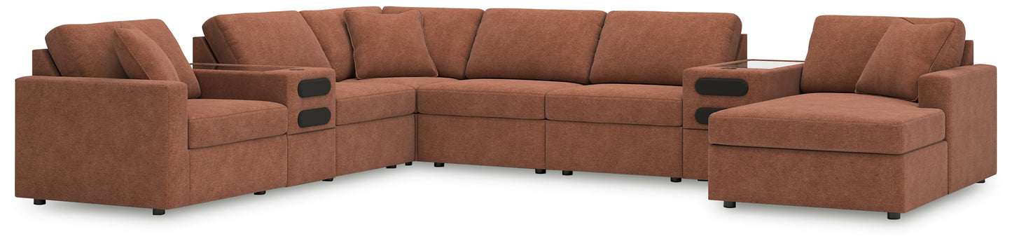 Modmax 8-PC Sectional with Chaise and Audio Consoles