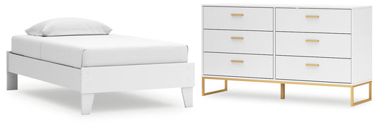 Socalle  Platform Bed With Dresser