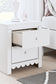 Mollviney  Panel Storage Bed With Mirrored Dresser, Chest And Nightstand