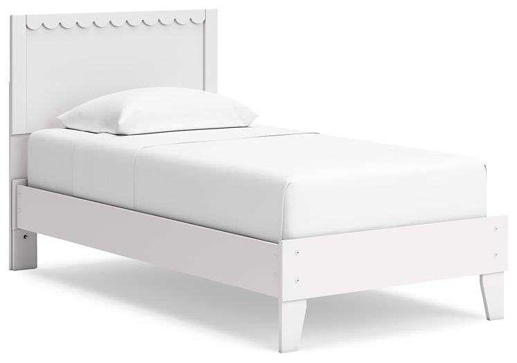 Hallityn  Panel Platform Bed With Nightstand