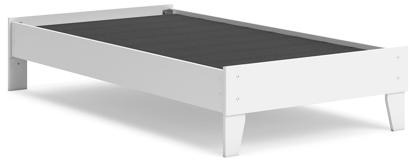 Hallityn  Platform Bed With Nightstand