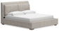 Cabalynn California  Upholstered Bed With Chest And 2 Nightstands