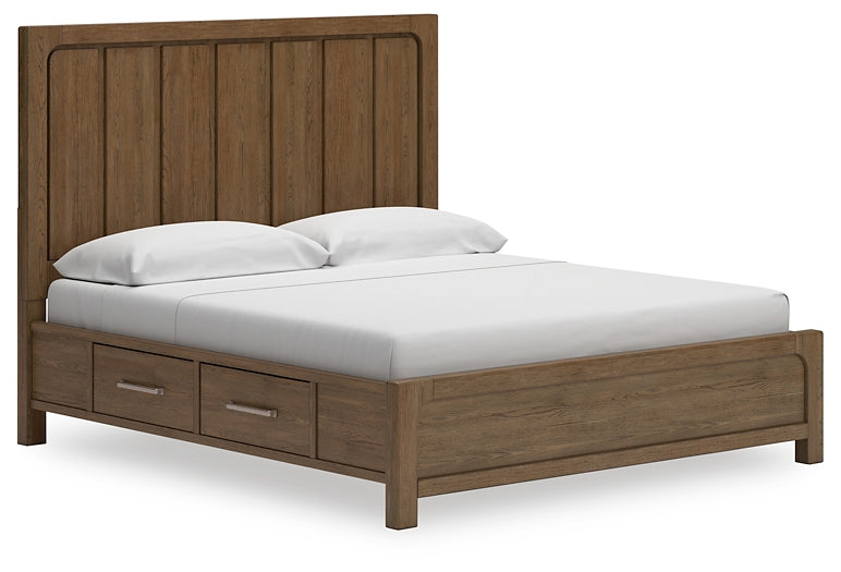 Cabalynn California  Panel Storage Bed With Chest And 2 Nightstands