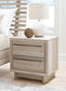 Hasbrick  Panel Bed With Mirrored Dresser, Chest And Nightstand