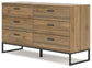 Deanlow  Panel Headboard With Dresser, Chest And Nightstand