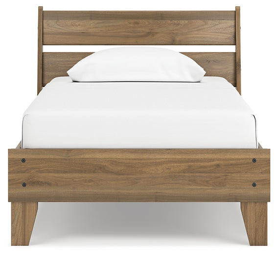 Deanlow  Platform Panel Bed With Dresser And Nightstand