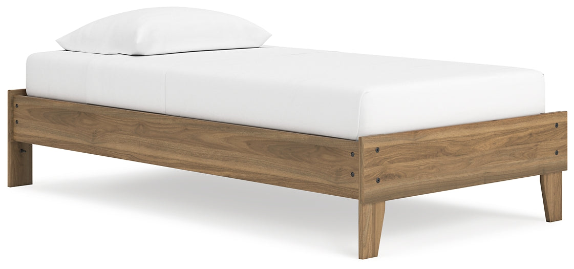 Deanlow  Platform Bed With Nightstand