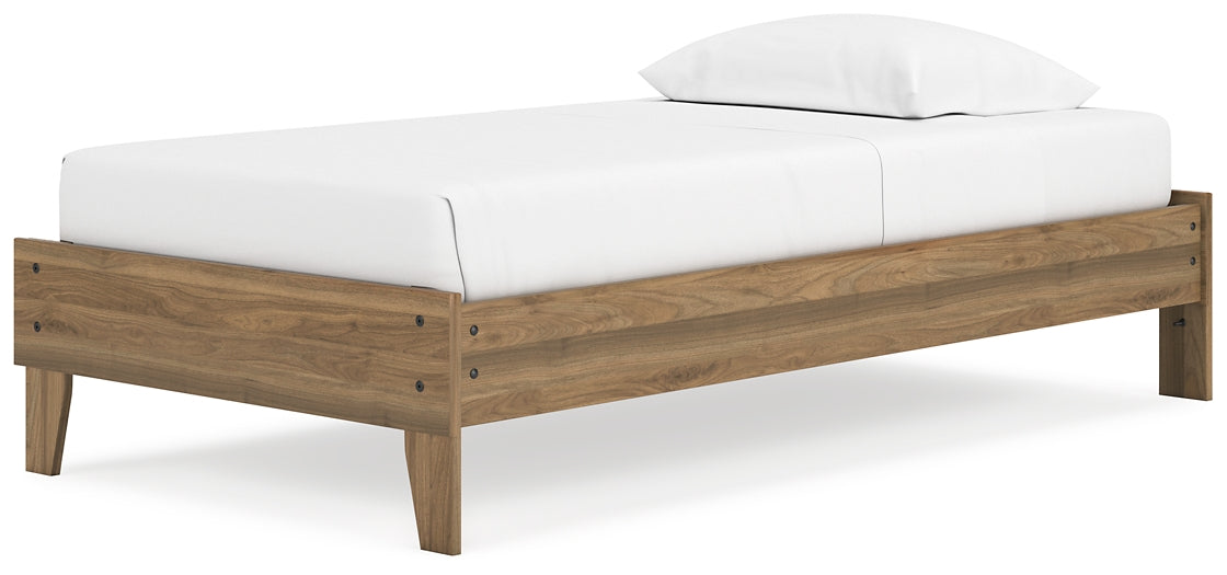 Deanlow  Platform Bed With Nightstand