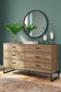 Deanlow  Panel Headboard With Dresser, Chest And Nightstand